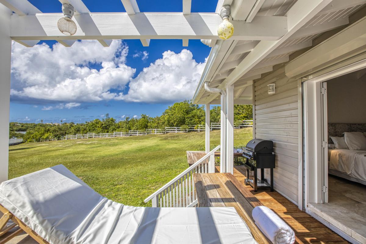 A louer villa 3 chambre Terres Basses Saint Martin_ Salon de jardin - 32